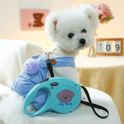 Pom - Pom Corduroy Overalls - PawPlaza