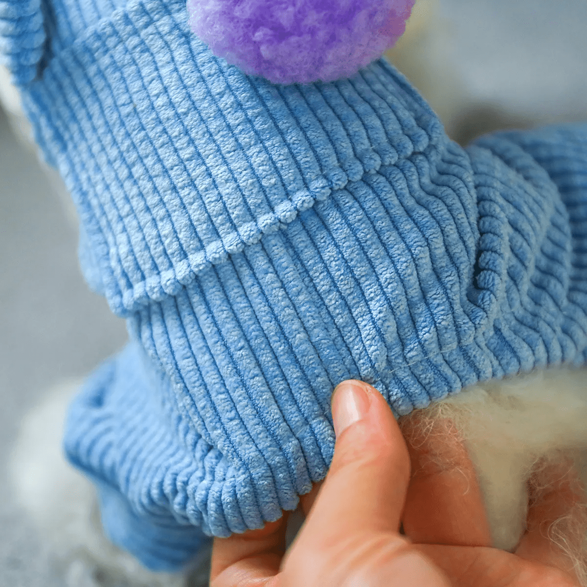 Pom - Pom Corduroy Overalls - PawPlaza