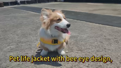 Honey Bee Dog Life Jacket