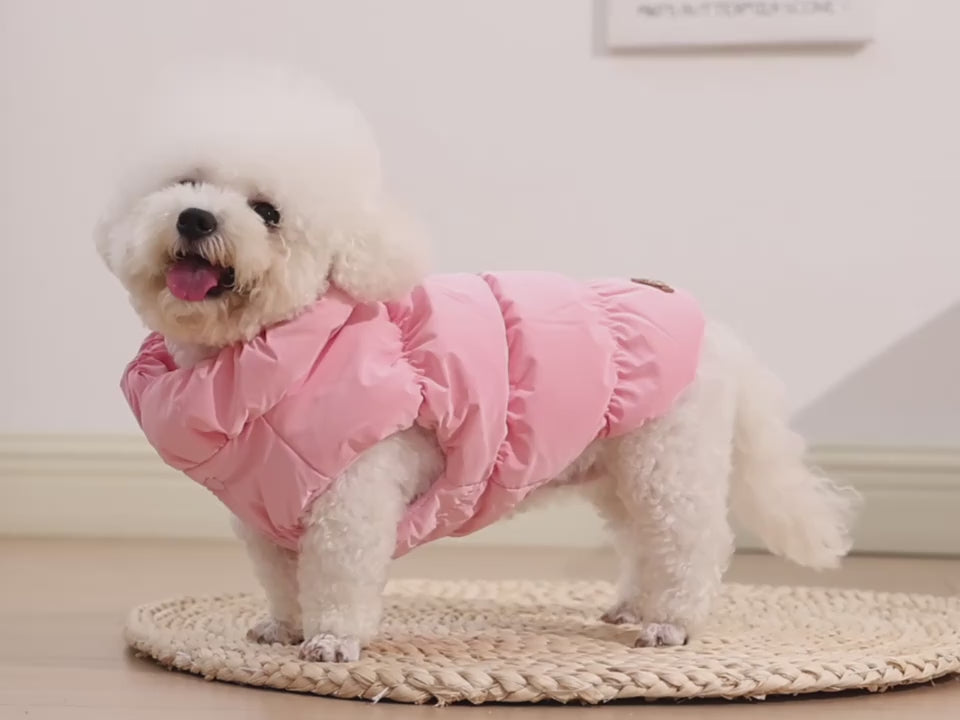 Macaron Puffer Harness Vest