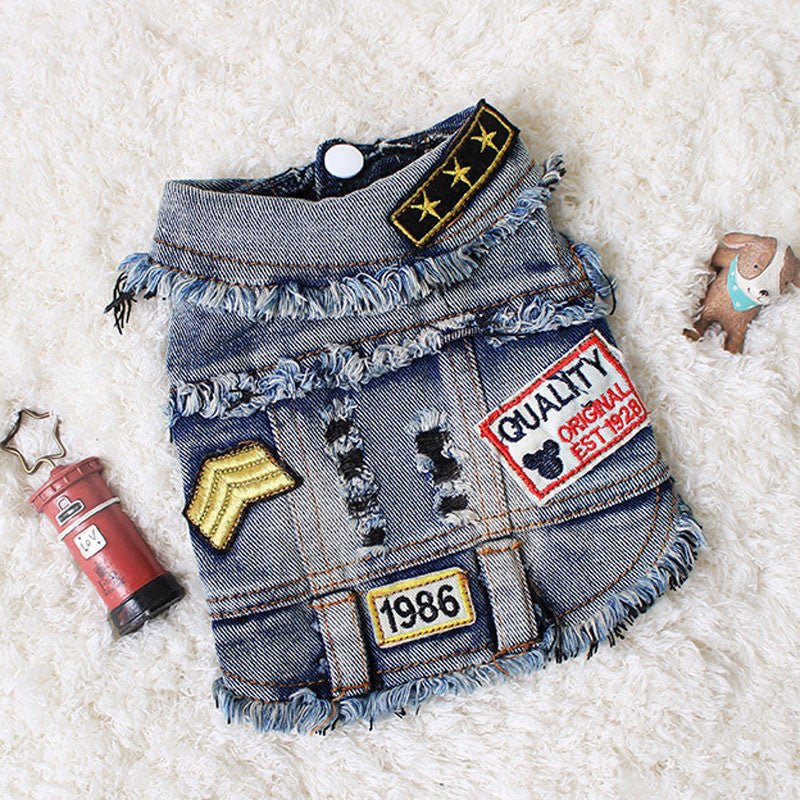 Punky Jean Jacket - PawPlaza