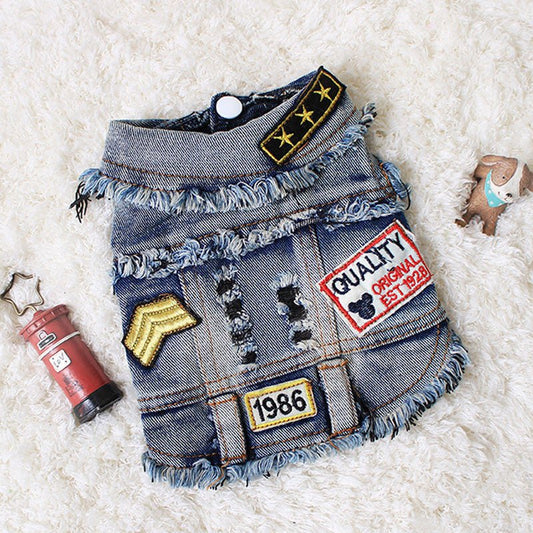 Punky Jean Jacket - PawPlaza