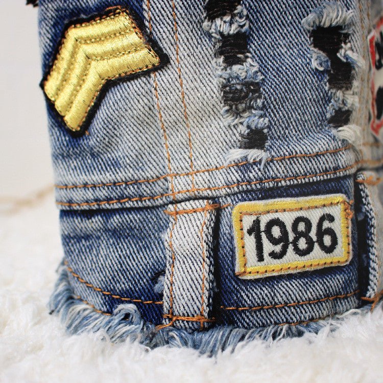 Punky Jean Jacket - PawPlaza