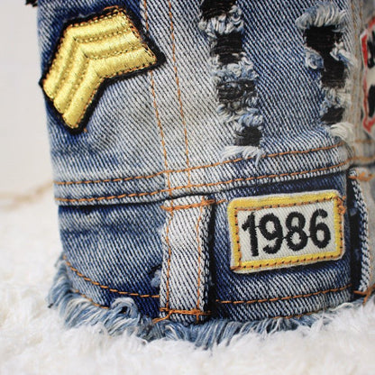 Punky Jean Jacket - PawPlaza