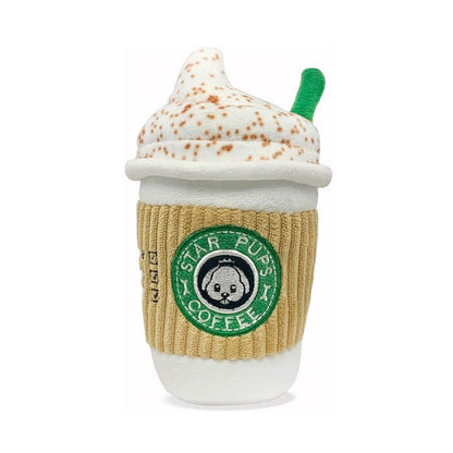 Pup Cup Squeaky Coffee Toy - PawPlaza