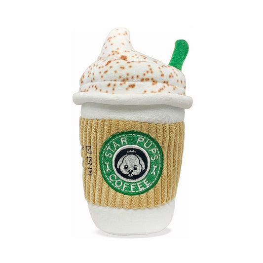 Pup Cup Squeaky Coffee Toy - PawPlaza