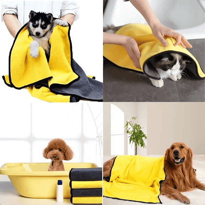 Quick Dry Nanofibre Bath Towel - PawPlaza