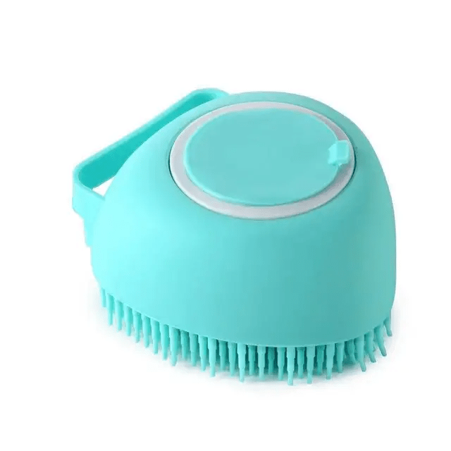 Shampoo Dispensing Silicone Bath Brush - PawPlaza