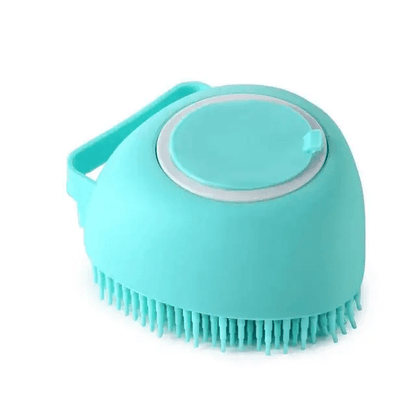 Shampoo Dispensing Silicone Bath Brush - PawPlaza