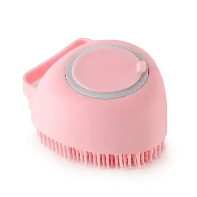 Shampoo Dispensing Silicone Bath Brush - PawPlaza