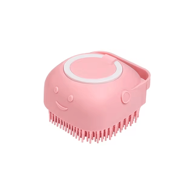 Shampoo Dispensing Silicone Bath Brush - PawPlaza