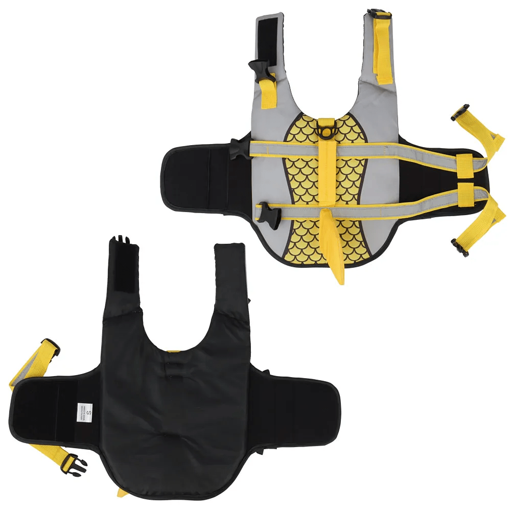 Shark Swimsuit Dog Life Vest - PawPlaza