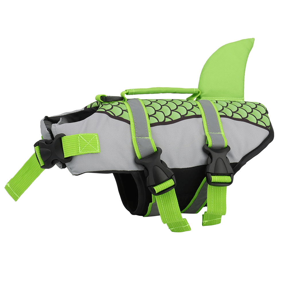 Shark Swimsuit Dog Life Vest - PawPlaza