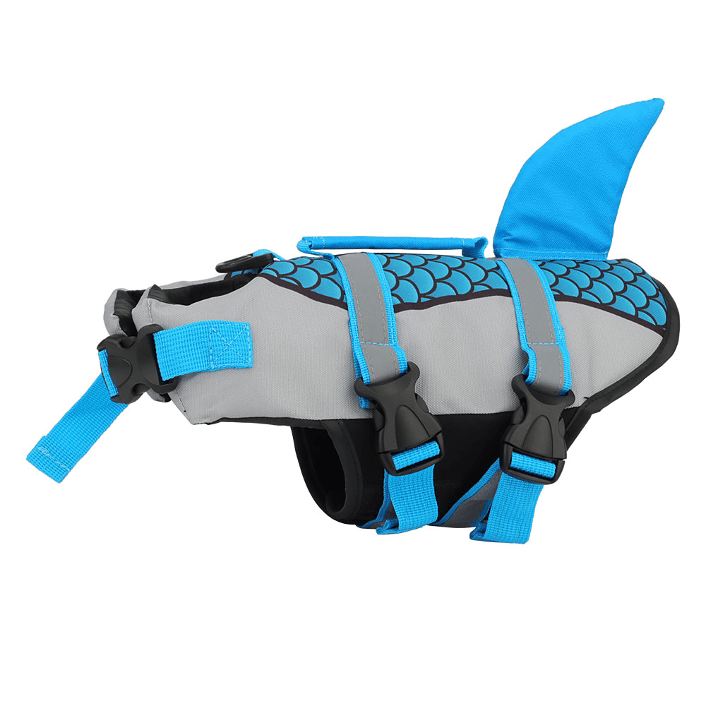 Shark Swimsuit Dog Life Vest - PawPlaza