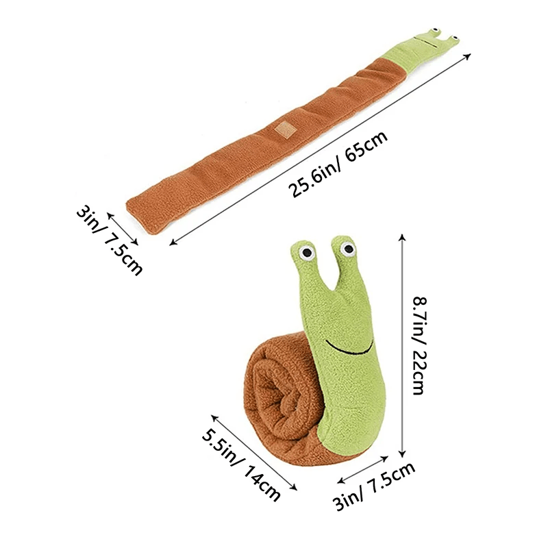 Snail Snack Sniffing Toy - PawPlaza