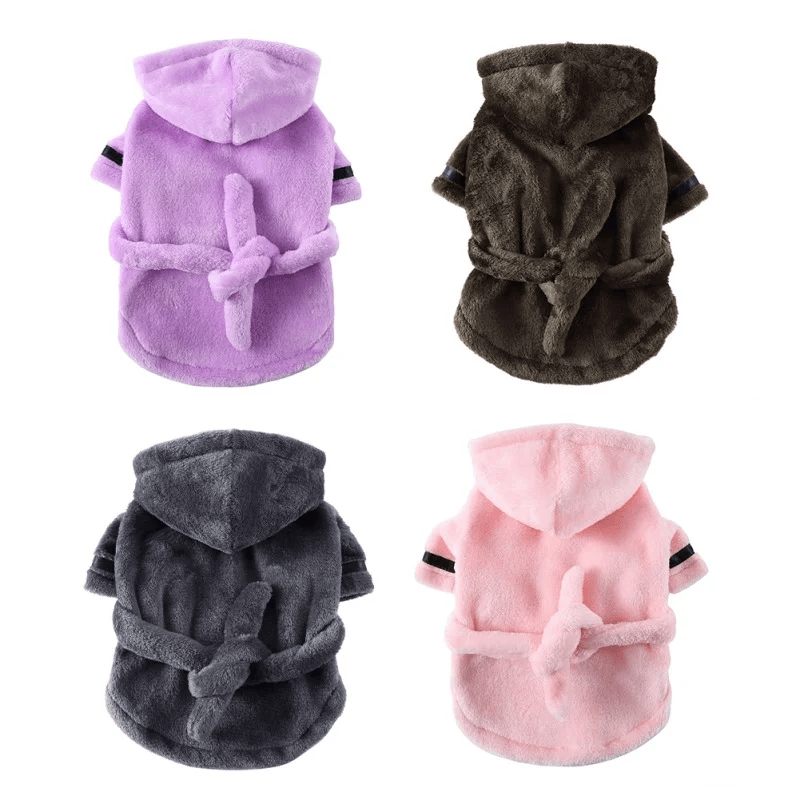 Spa Bath Towel Pet Bathrobe - PawPlaza