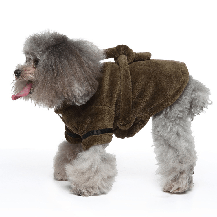 Spa Bath Towel Pet Bathrobe - PawPlaza