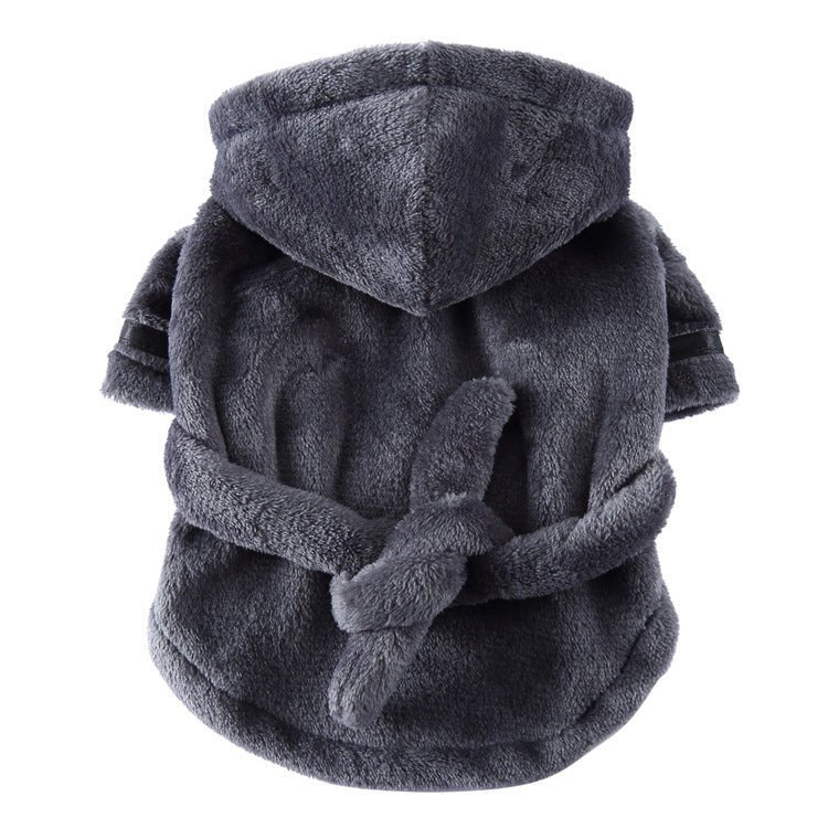 Spa Bath Towel Pet Bathrobe - PawPlaza