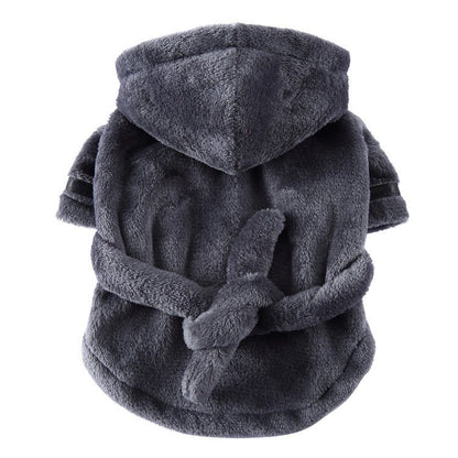 Spa Bath Towel Pet Bathrobe - PawPlaza