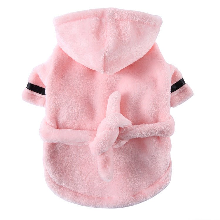 Spa Bath Towel Pet Bathrobe - PawPlaza