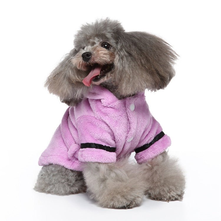 Spa Bath Towel Pet Bathrobe - PawPlaza