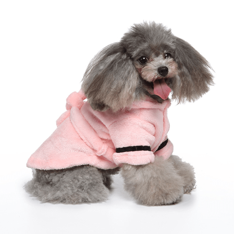 Spa Bath Towel Pet Bathrobe - PawPlaza