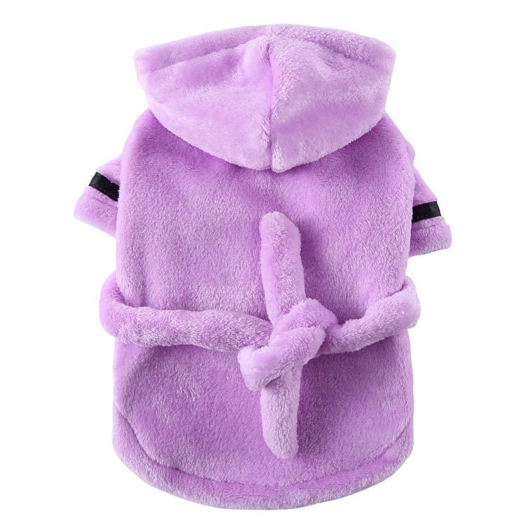 Spa Bath Towel Pet Bathrobe - PawPlaza