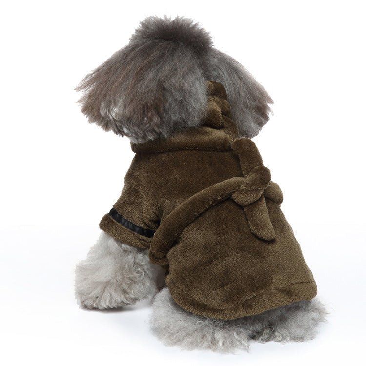 Spa Bath Towel Pet Bathrobe - PawPlaza
