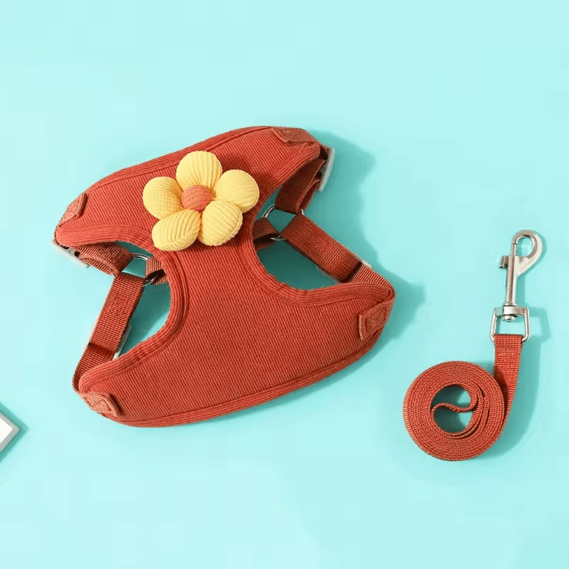 Spring Flower Harness - PawPlaza