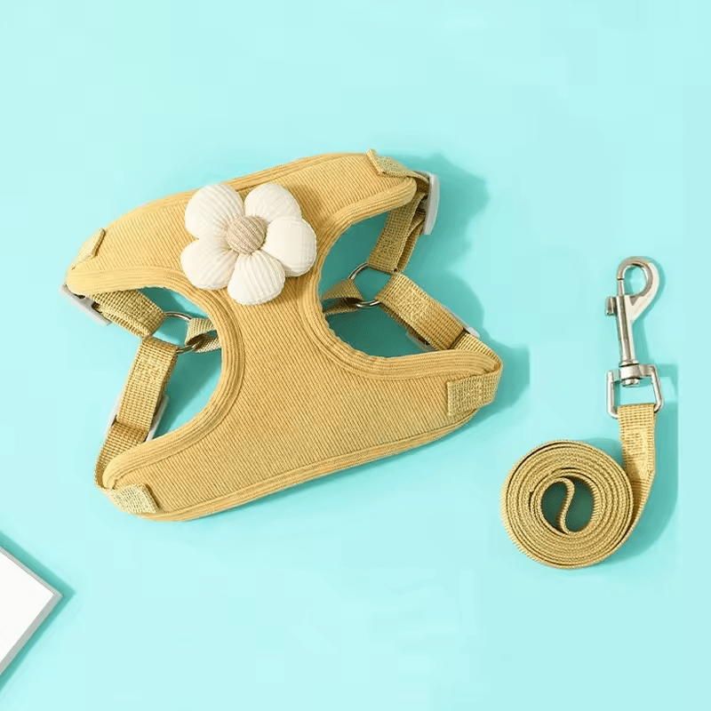 Spring Flower Harness - PawPlaza