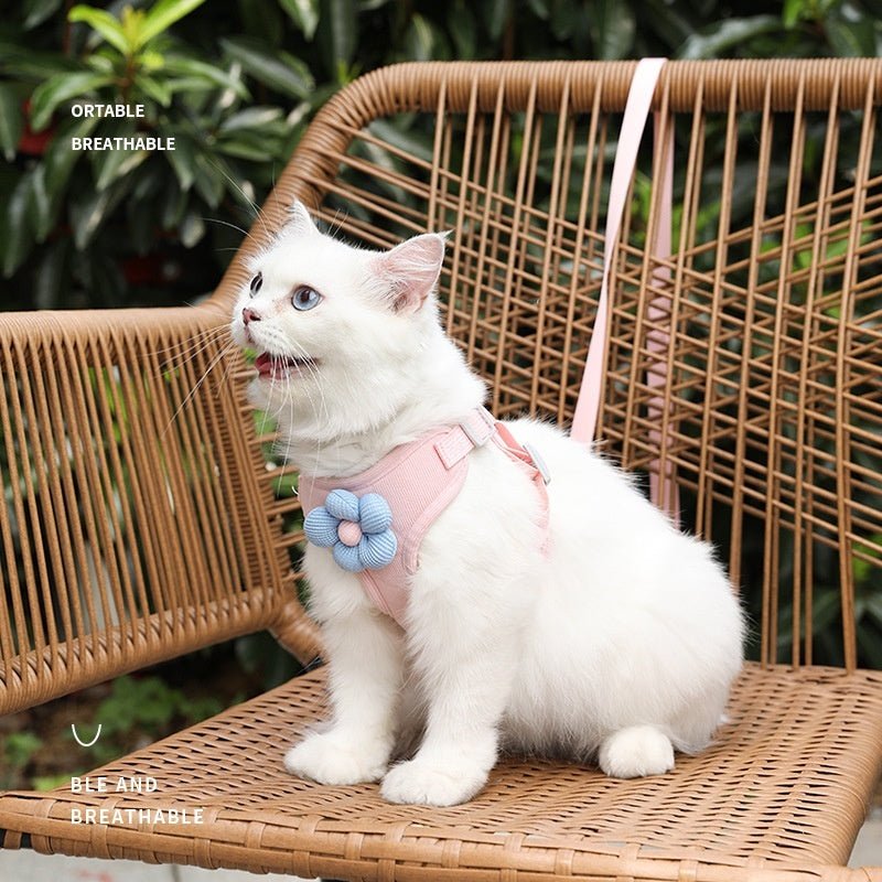 Spring Flower Harness - PawPlaza