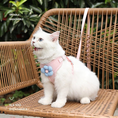 Spring Flower Harness - PawPlaza