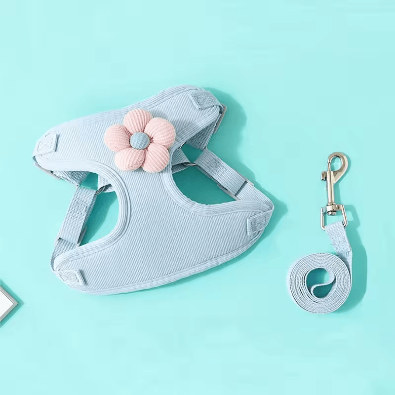 Spring Flower Harness - PawPlaza