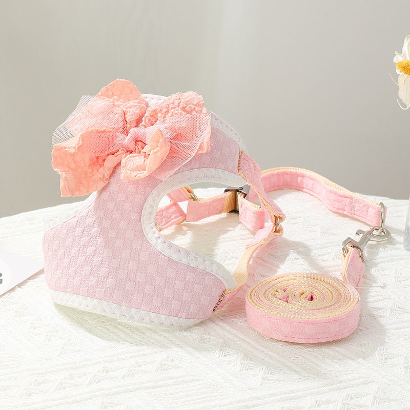Spring Pastel Ribbon Harness - PawPlaza