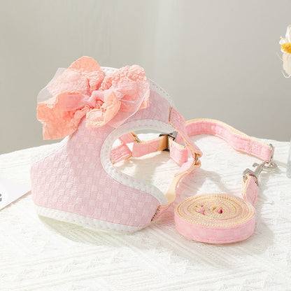 Spring Pastel Ribbon Harness - PawPlaza
