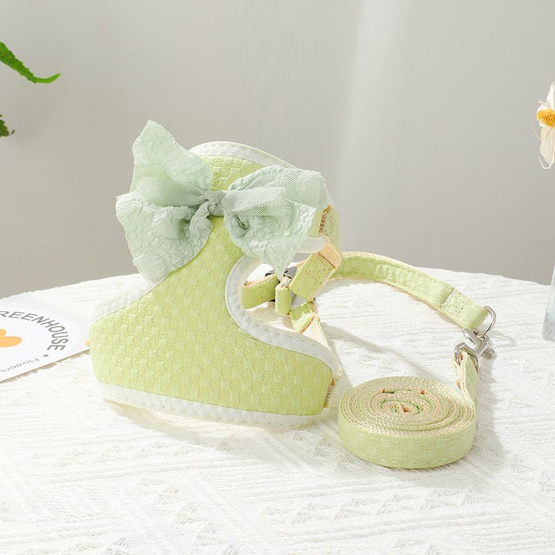 Spring Pastel Ribbon Harness - PawPlaza