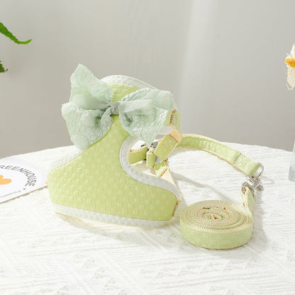 Spring Pastel Ribbon Harness - PawPlaza