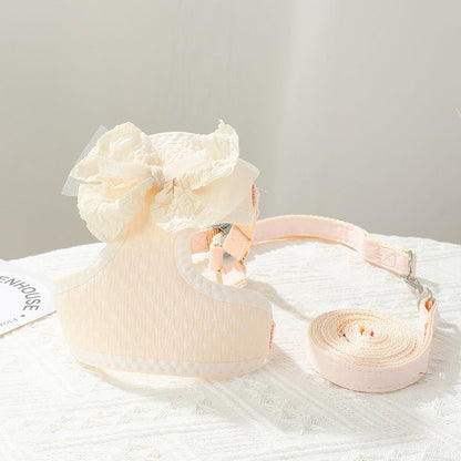 Spring Pastel Ribbon Harness - PawPlaza