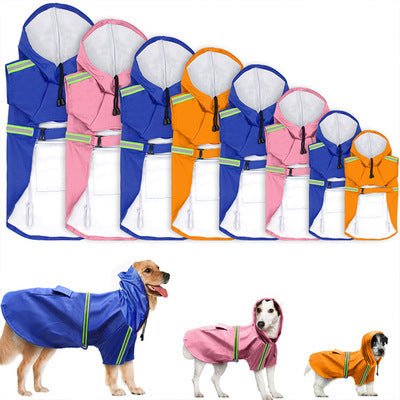 Spring Summer Reflective Raincoat - PawPlaza