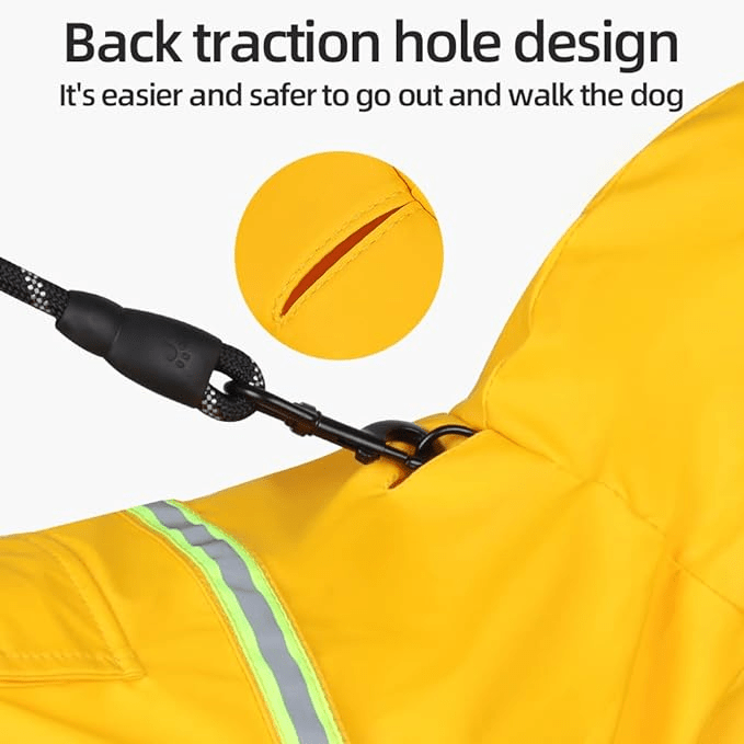 Spring Summer Reflective Raincoat - PawPlaza