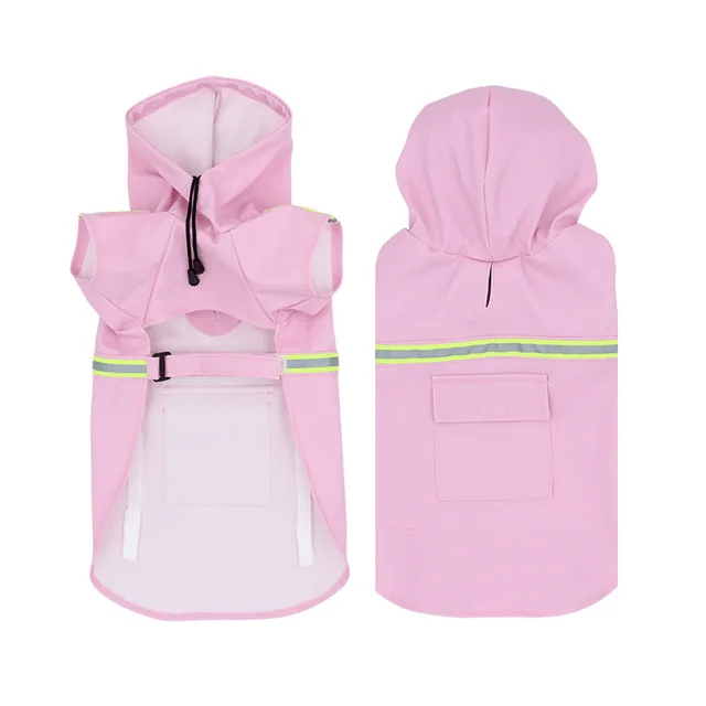 Spring Summer Reflective Raincoat - PawPlaza