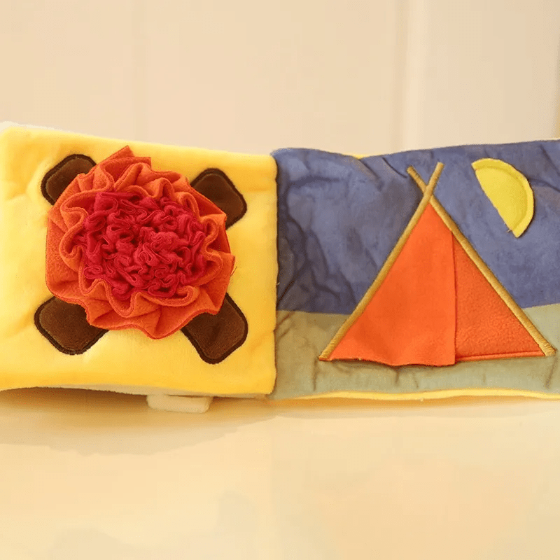 Squeaky Snuffle Snack Book - PawPlaza