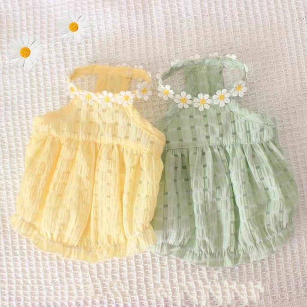Summer Daisy Dress - PawPlaza
