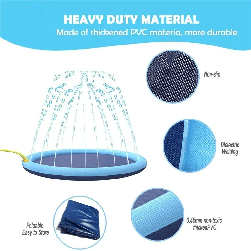 Summer Dog Pool Fountain - PawPlaza