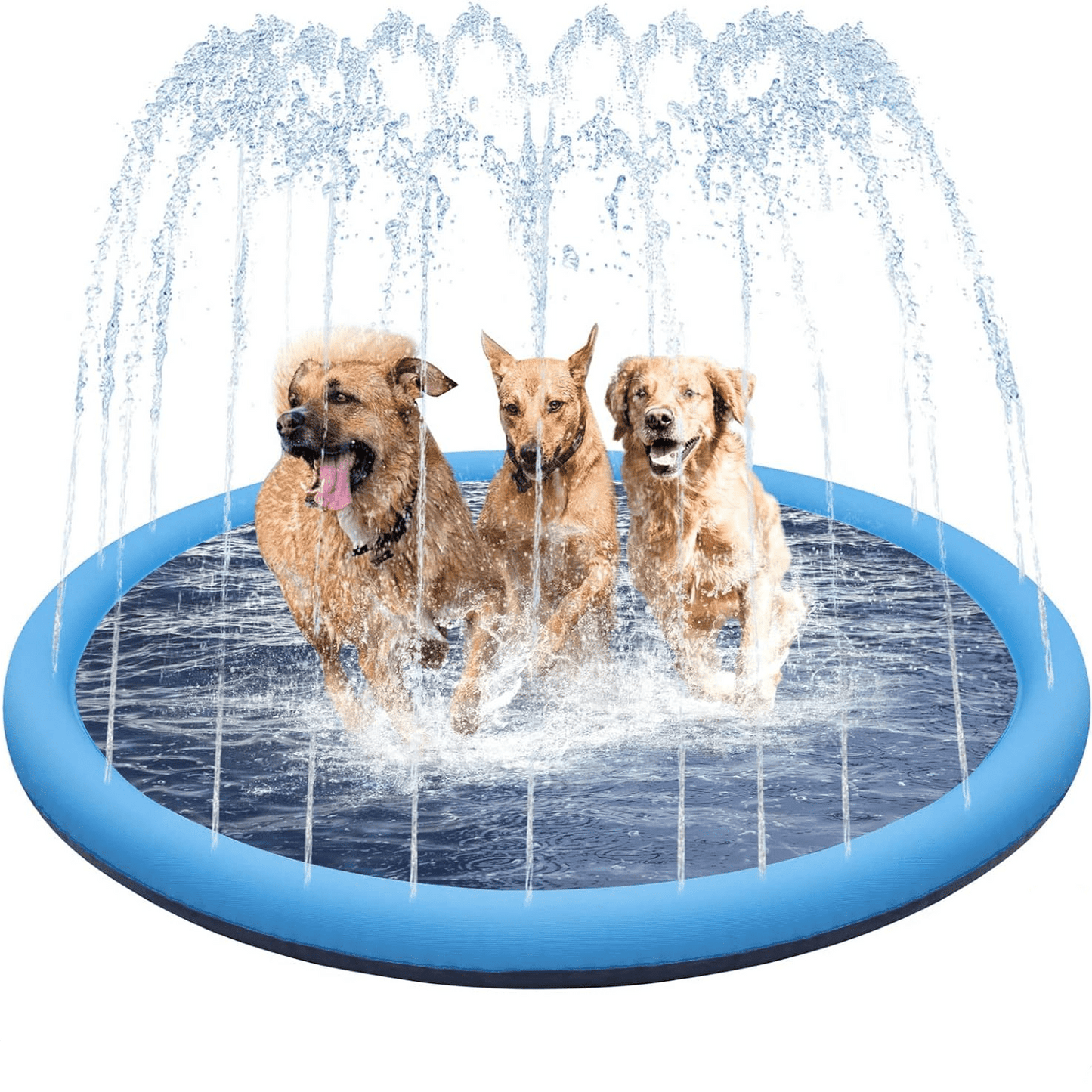 Summer Dog Pool Fountain - PawPlaza