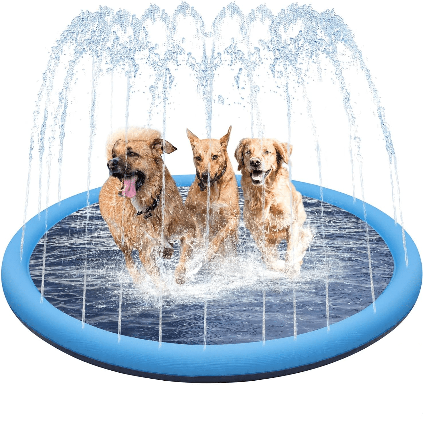 Summer Dog Pool Fountain - PawPlaza