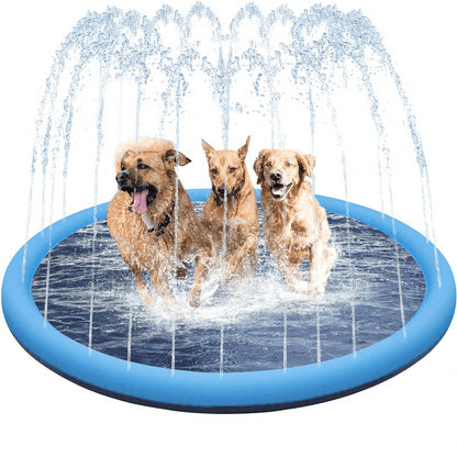 Summer Dog Pool Fountain - PawPlaza