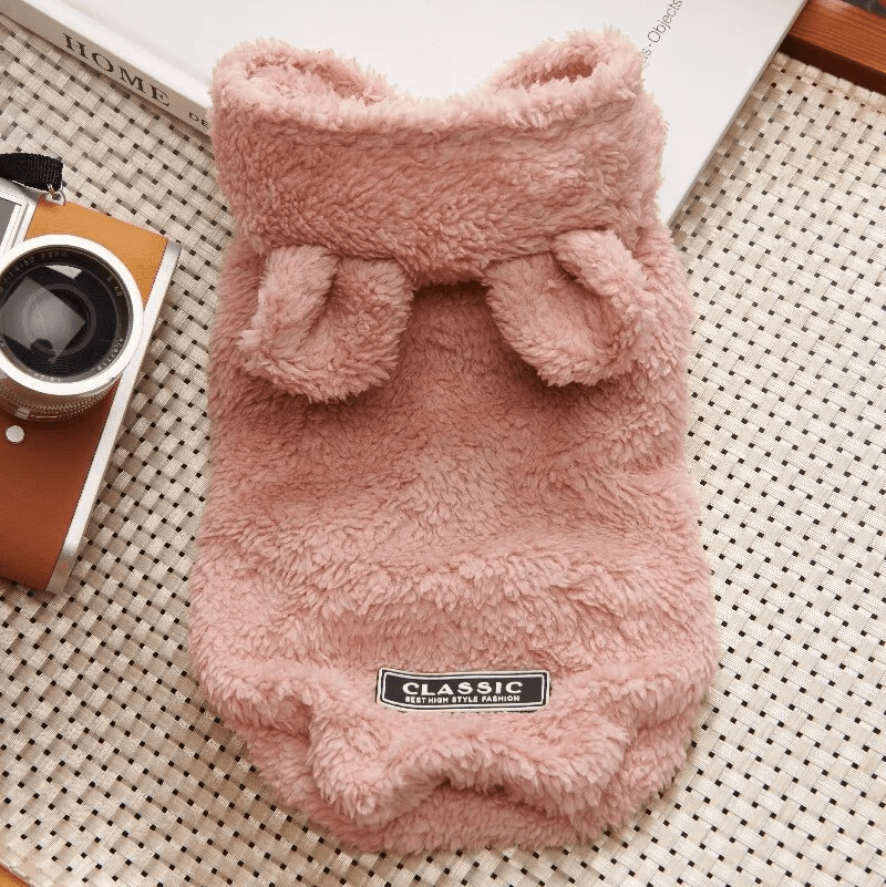 Super Soft Bunny Fleece Hoodie - PawPlaza