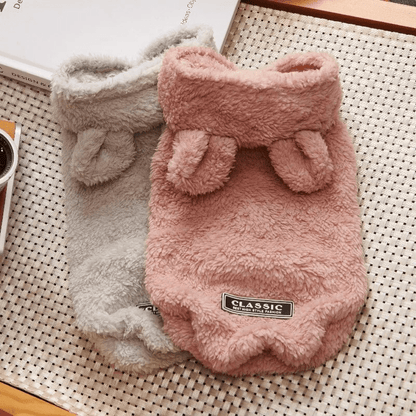 Super Soft Bunny Fleece Hoodie - PawPlaza