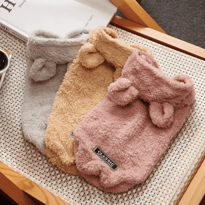 Super Soft Bunny Fleece Hoodie - PawPlaza